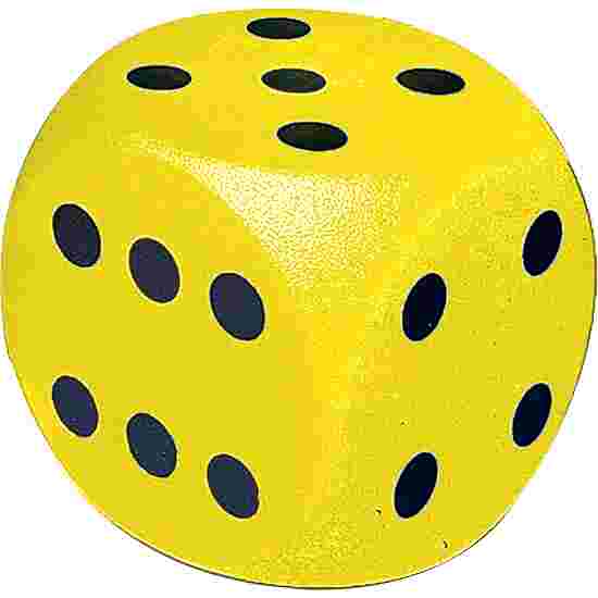 Volley Foam Dice Yellow, 16 cm